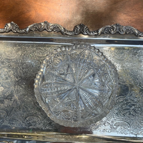 Antique Cut Glass Candy Dish - Picture 4 of 10